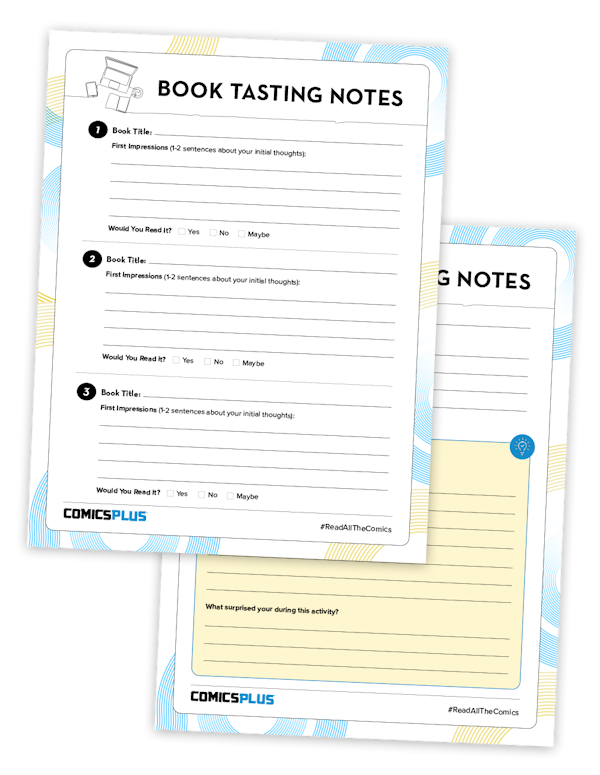 Book Tasting Notes Template